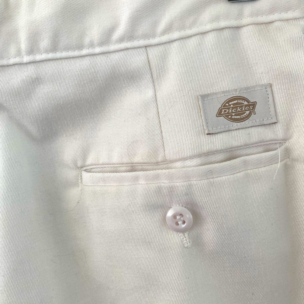 Vintage White Pleated Dickies